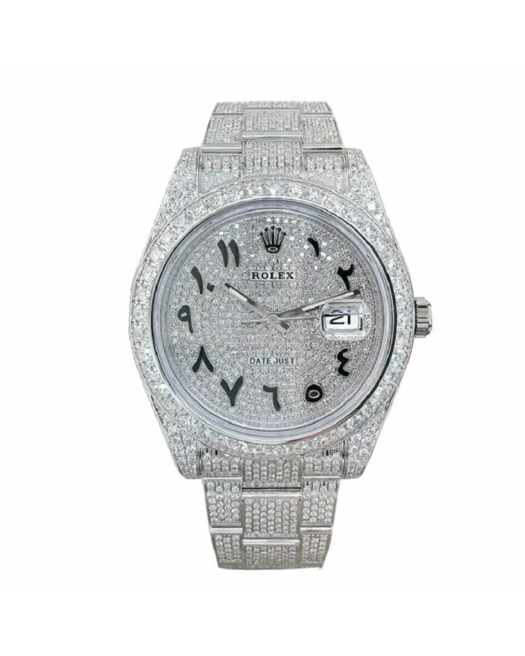 Datejust 126300 “Iced Out Arabic Dial”
