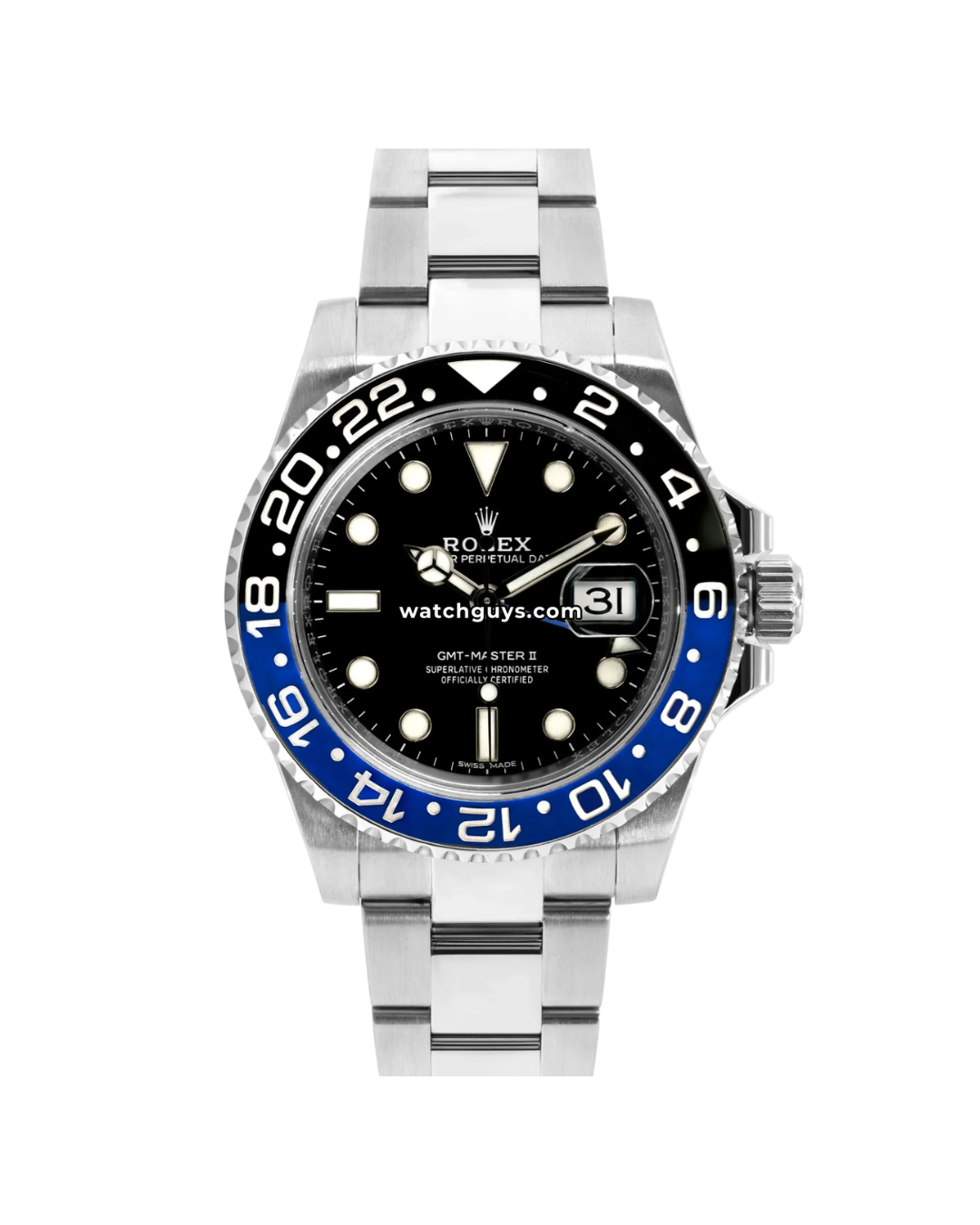 GMT-Master II 116710BLNR “Oyster Batman”