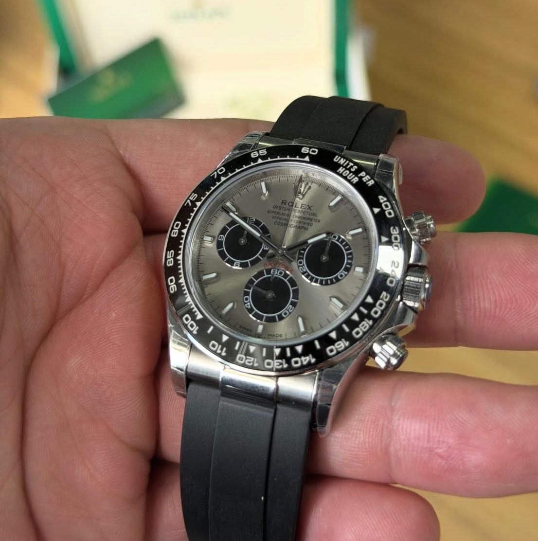 Daytona “Ghost” 116519LN “White Gold”