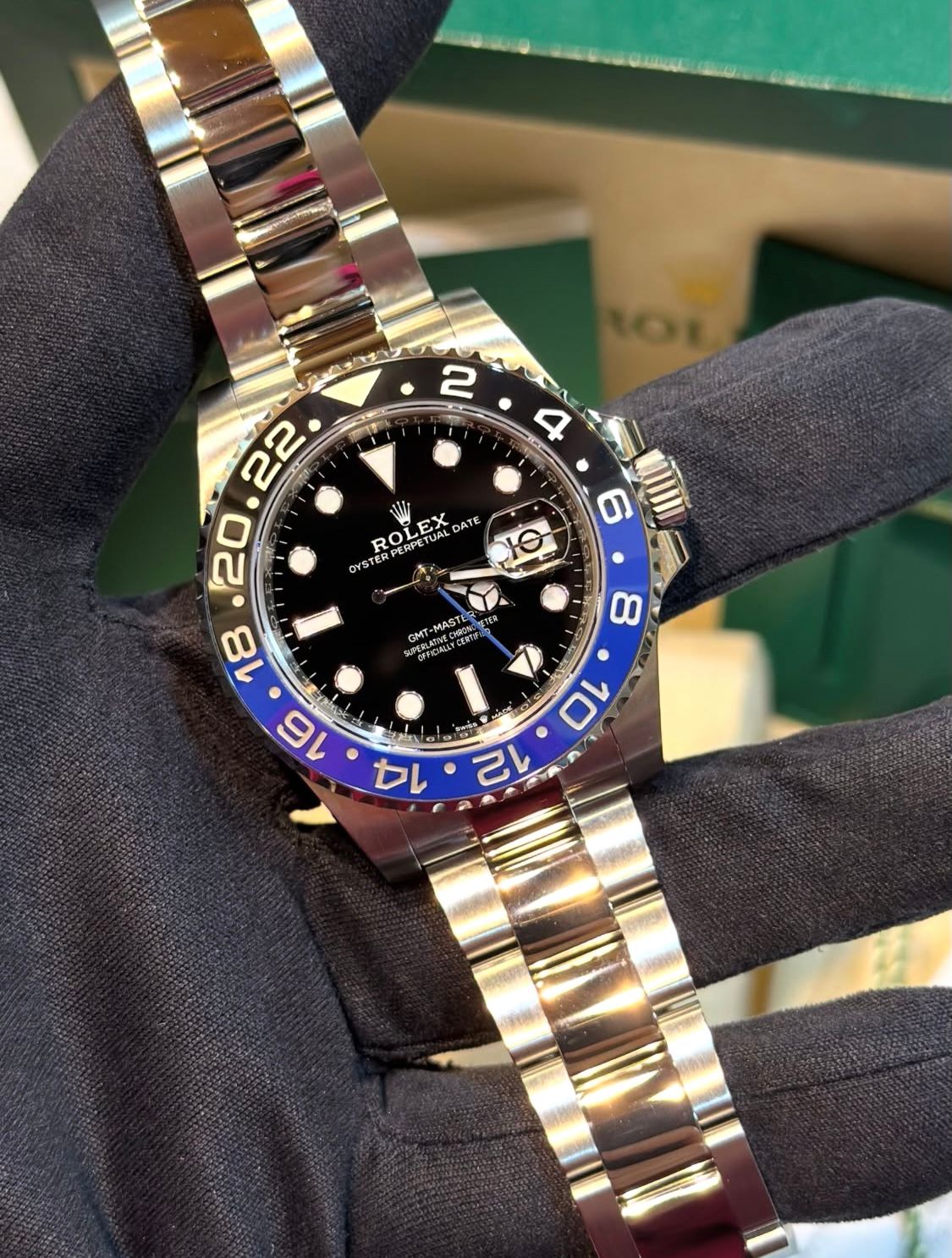 GMT-Master II 116710BLNR “Oyster Batman”