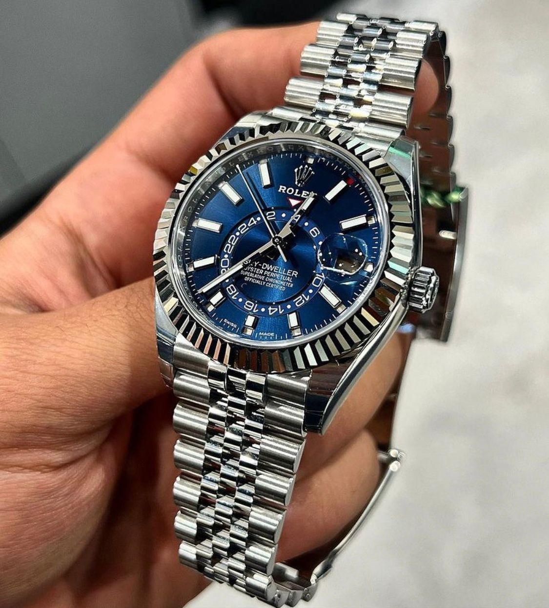 Sky-Dweller “Blue Dial” 326934-0003