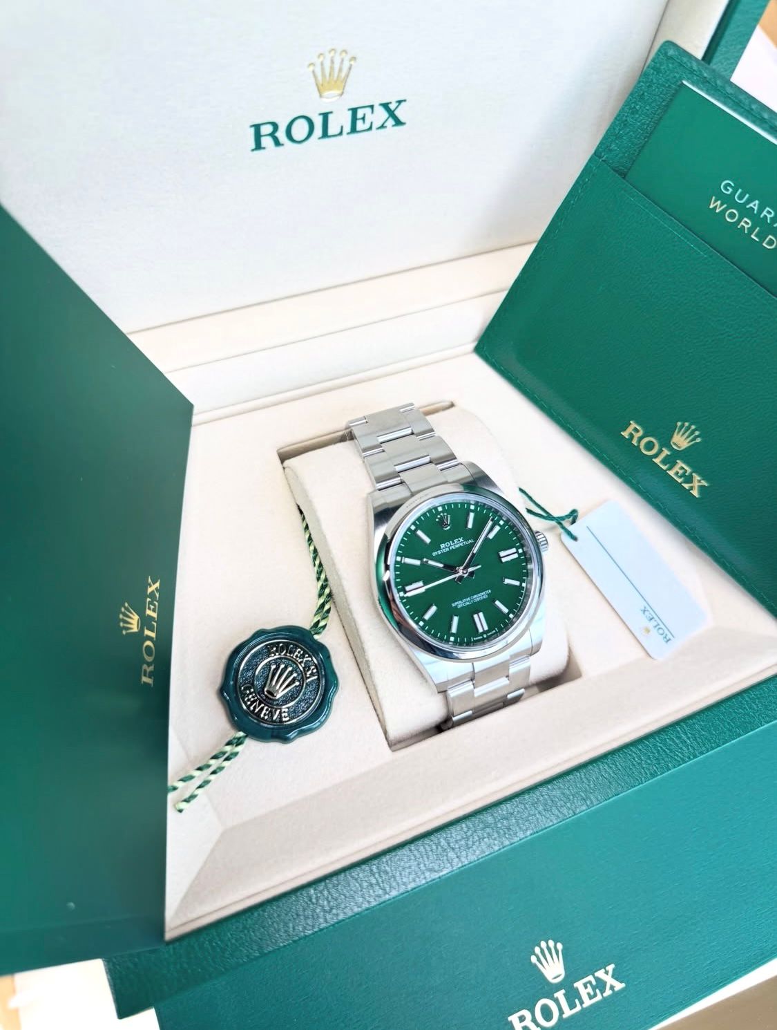 Oyster Perpetual Green Dial 36mm