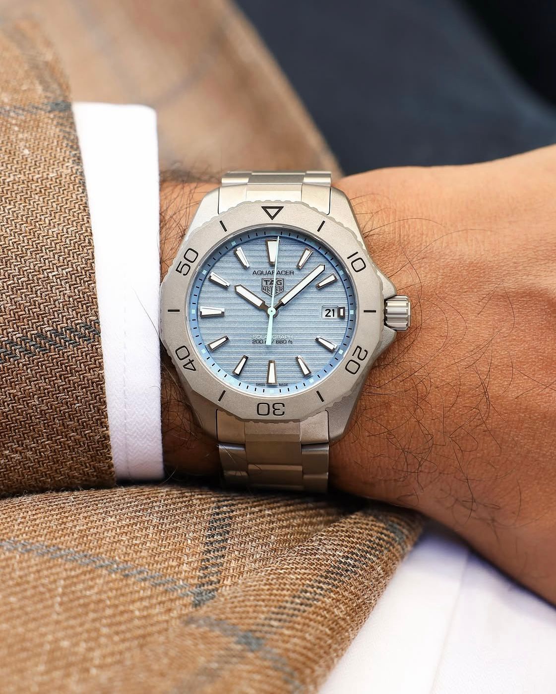Aquaracer Professional 200 Solograph "Blue Dial"