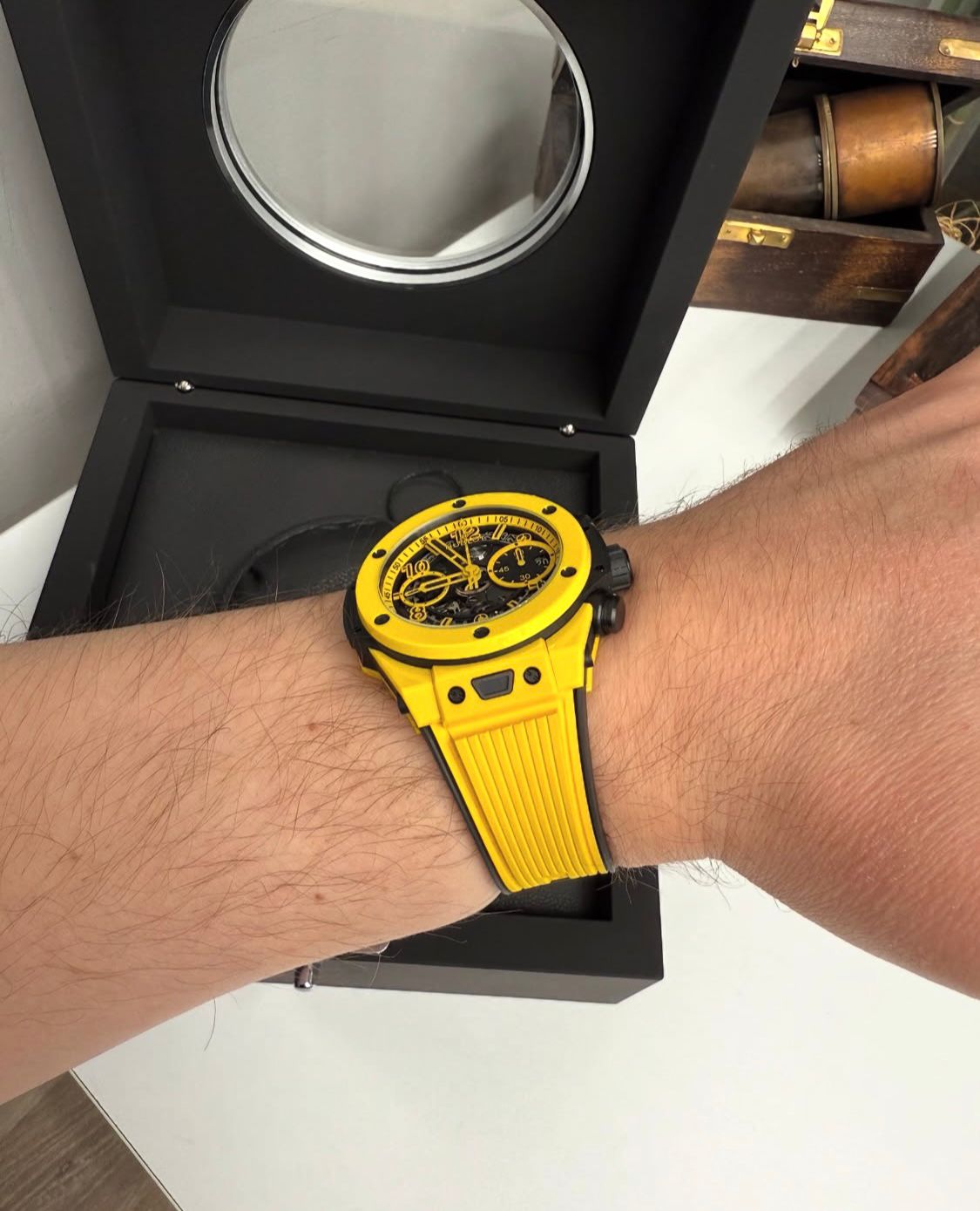 Big Bang Unico Black Yellow Sapphire 42mm