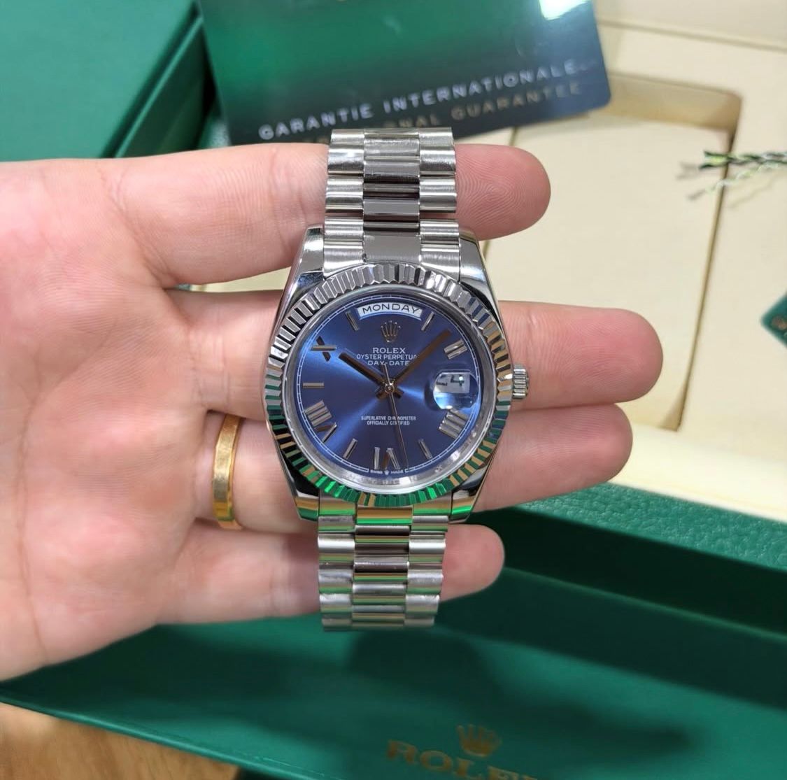 Day-Date 228239-0002 "Blue Dial"