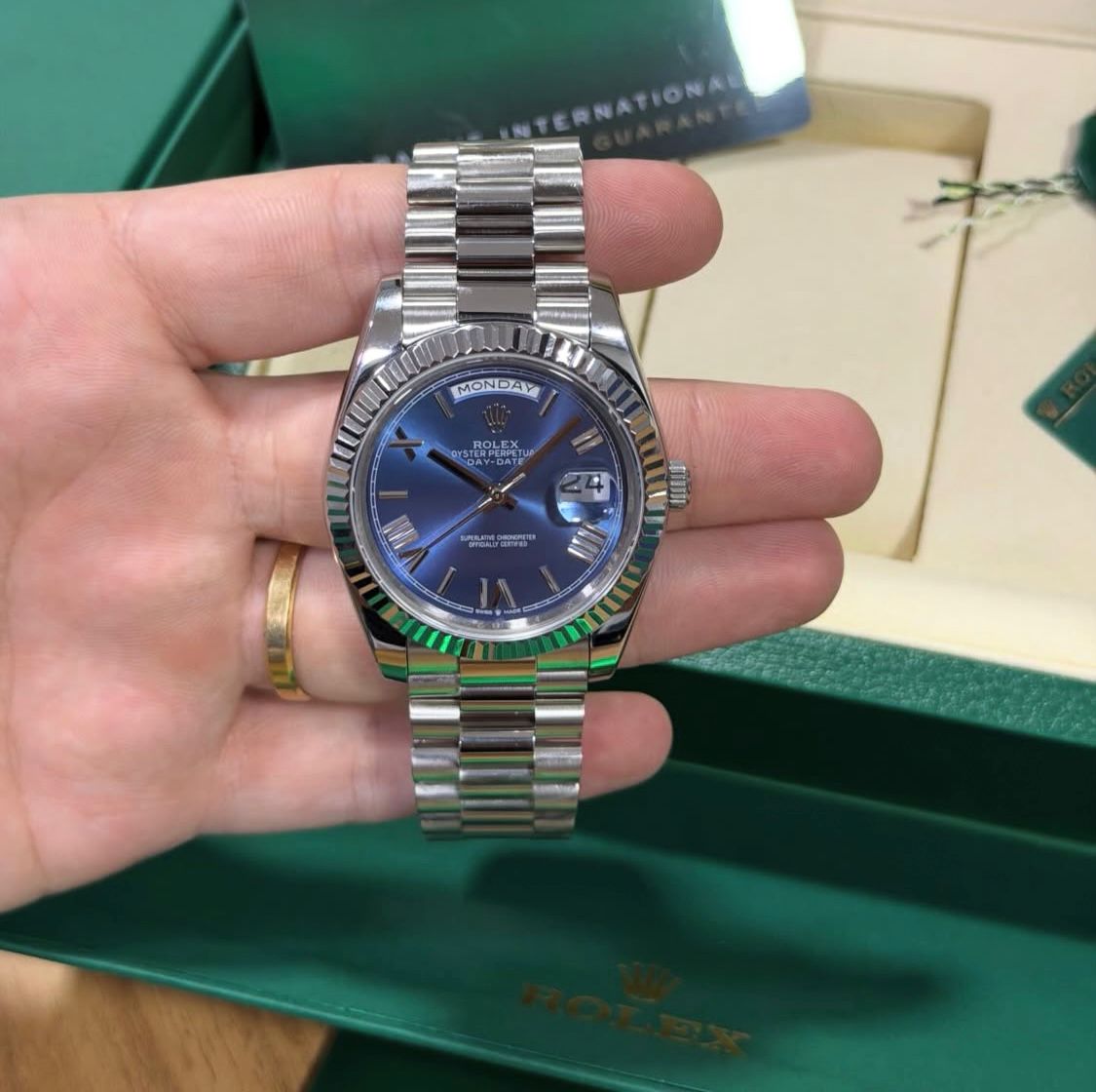 Day-Date 228239-0002 "Blue Dial"