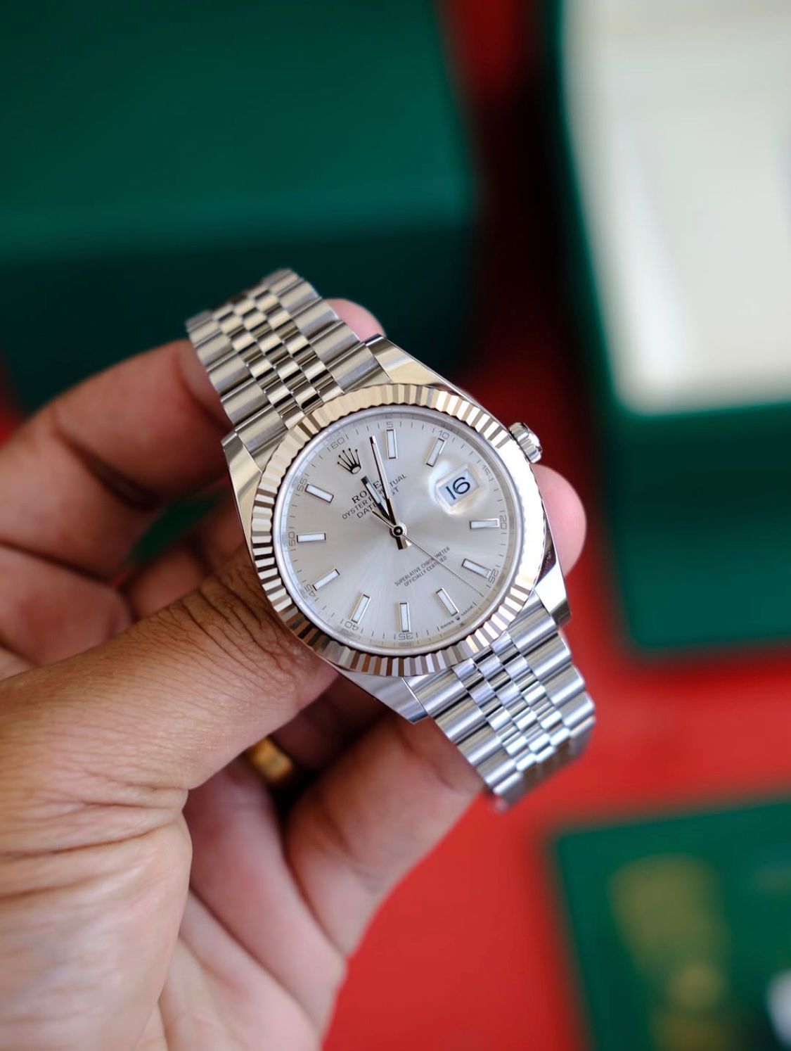 Datejust Silver Dial Men's 41mm 126300