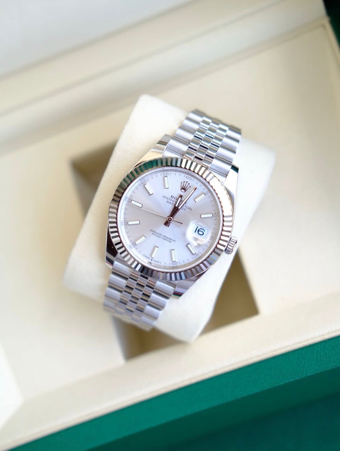 Datejust Silver Dial Men's 41mm 126300