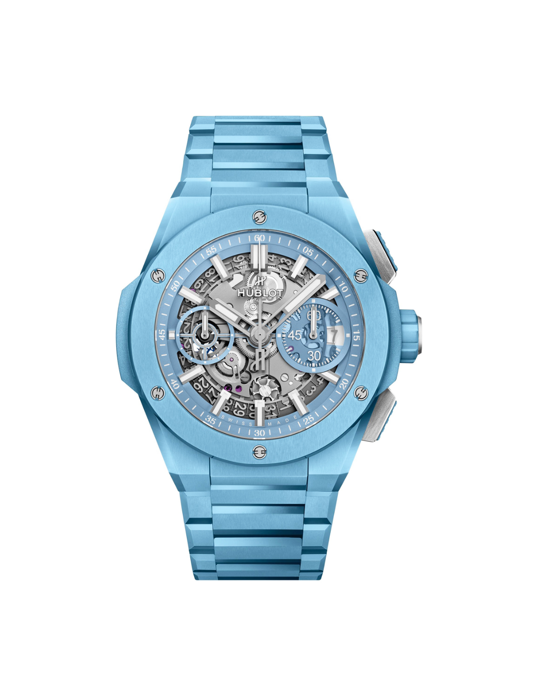 Big Bang UNICO Integrated Time Only Sky Blue Ceramic 42mm