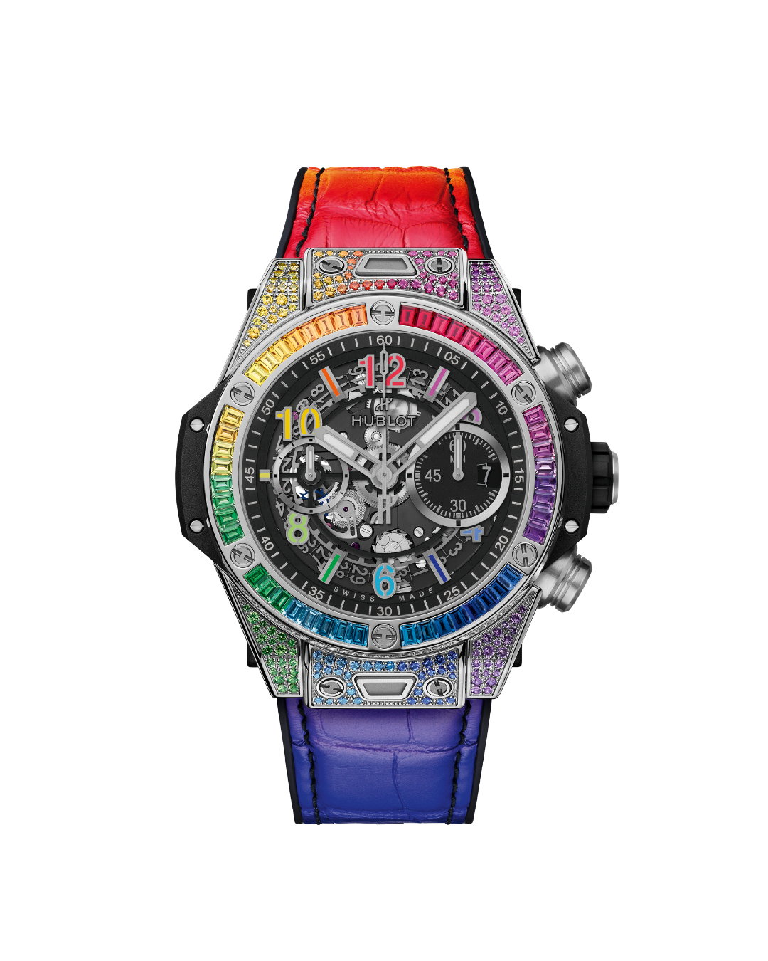 Big Bang Unico Titanium Rainbow 44mm