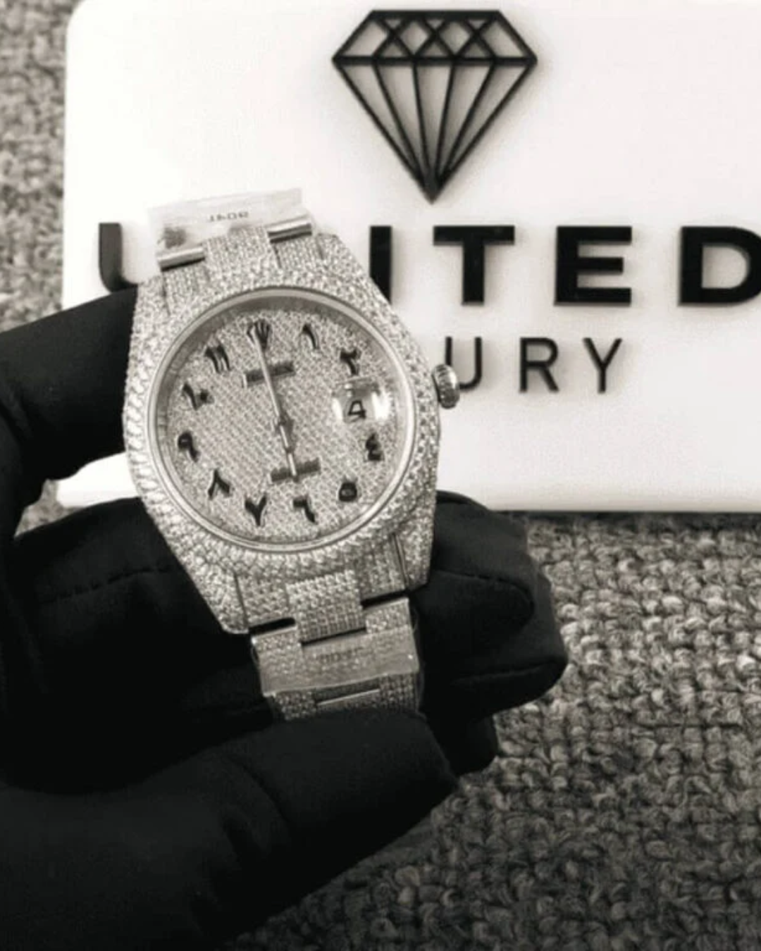 Datejust 126300 “Iced Out Arabic Dial”