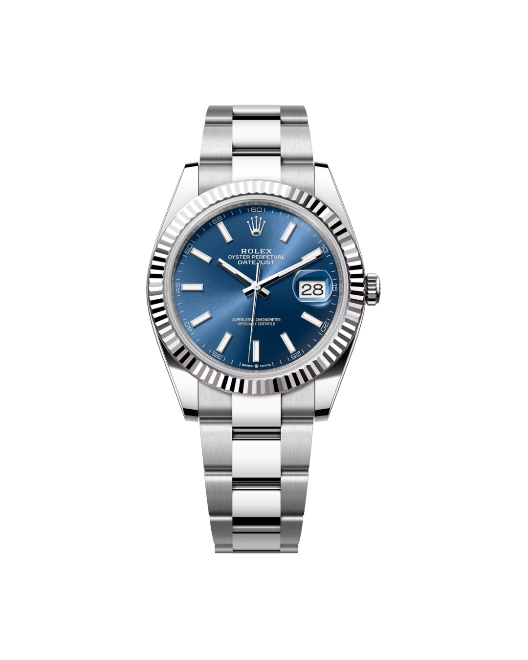 Datejust Blue Dial Oyster Bracelet 41mm 126334