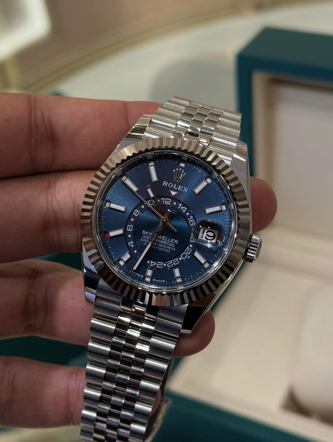 Sky-Dweller “Blue Dial” 326934-0003