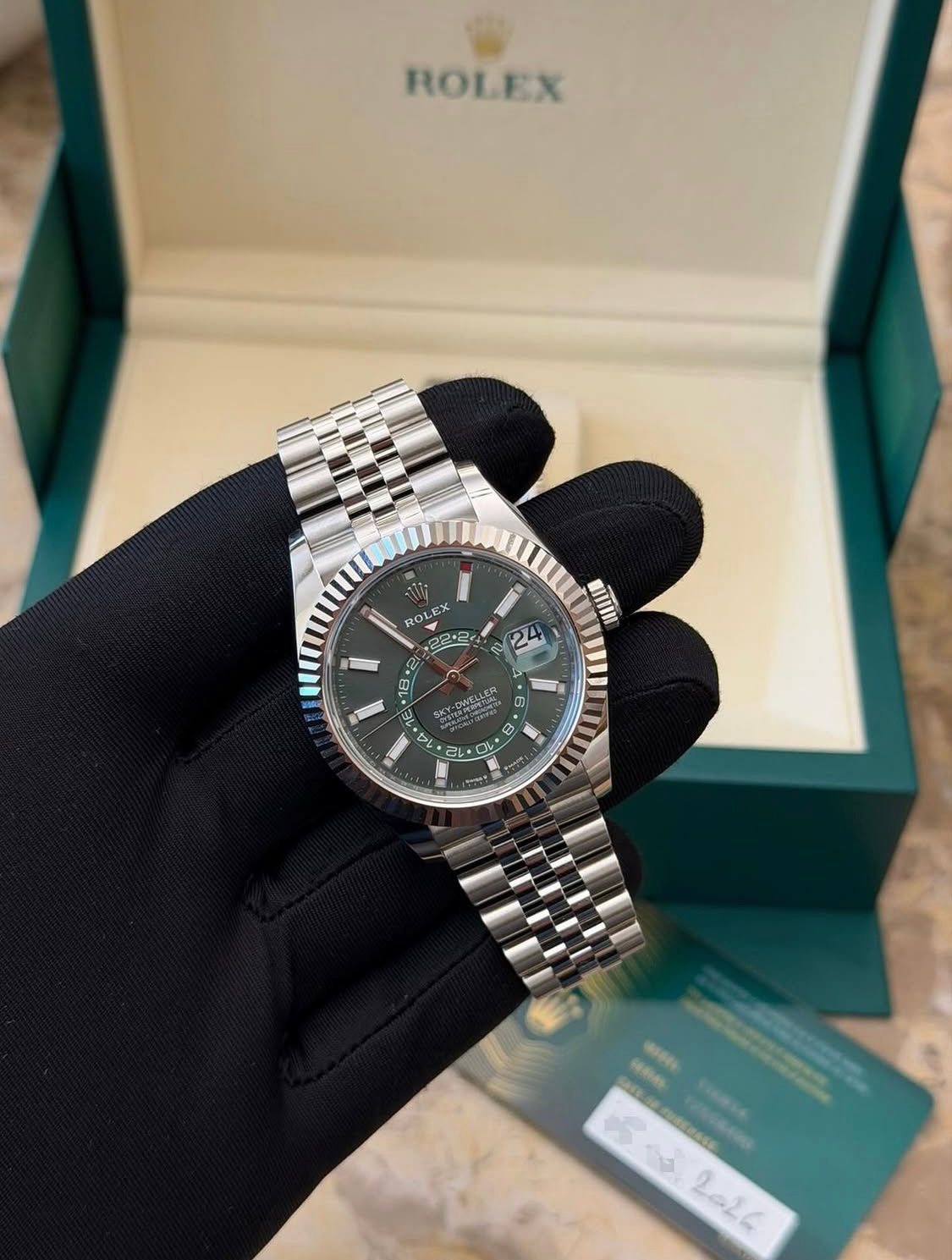 Sky-Dweller "Green Dial" 336934-0001