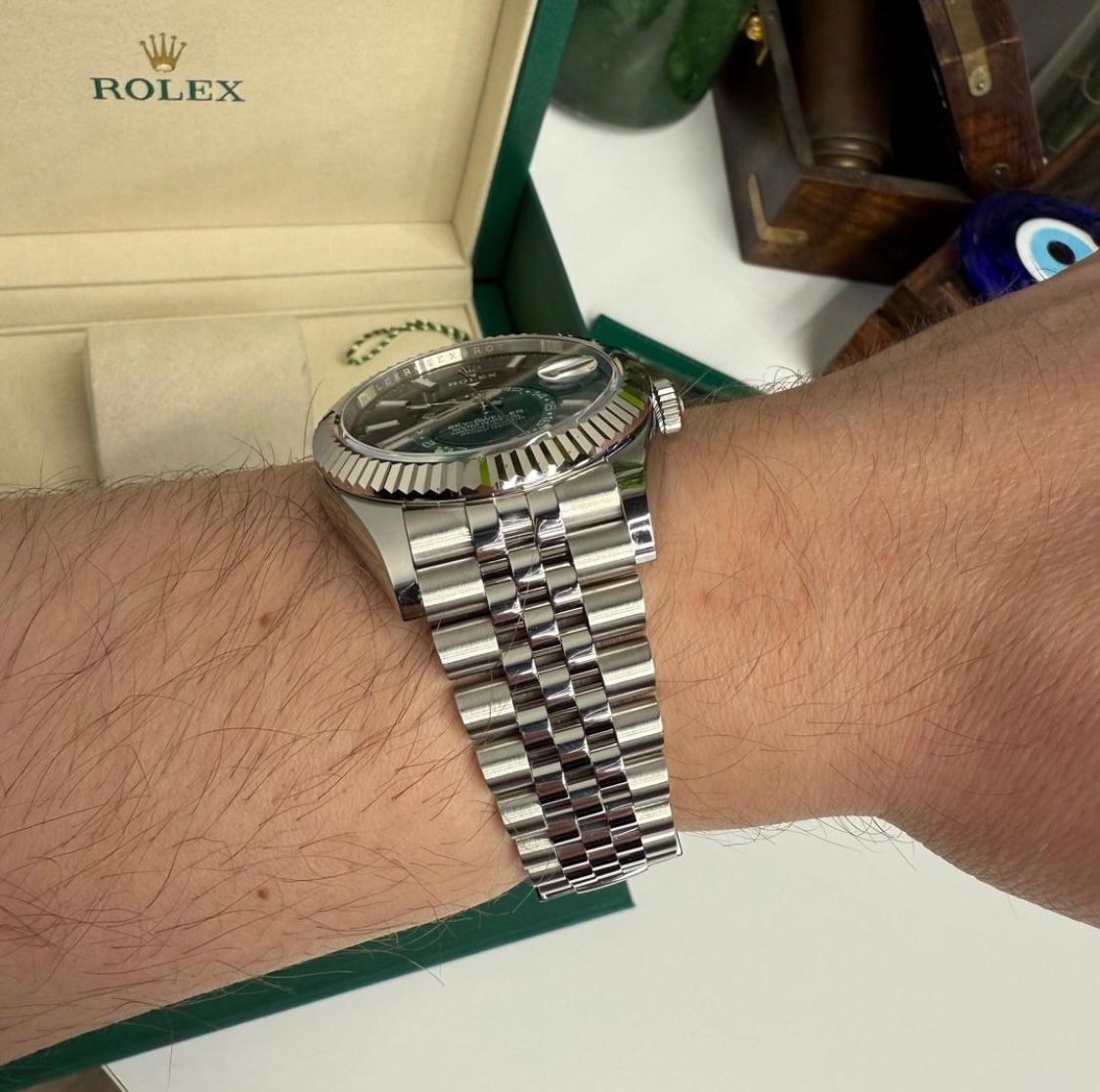 Sky-Dweller "Green Dial" 336934-0001