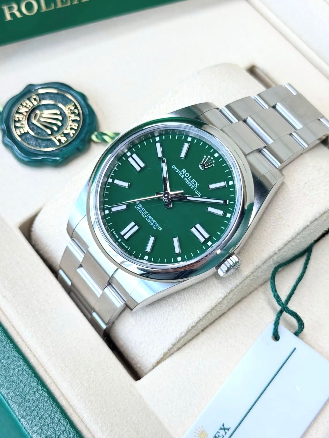 Oyster Perpetual Green Dial 36mm