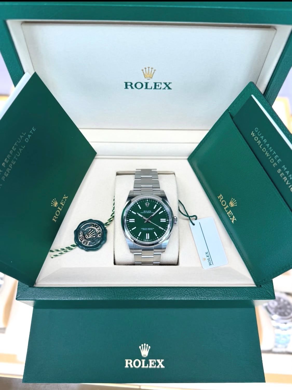 Oyster Perpetual Green Dial 36mm