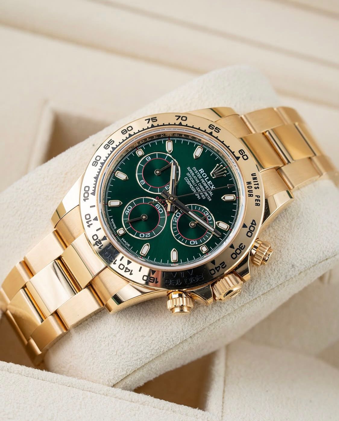 Daytona 126508 “Yellow Gold Green”