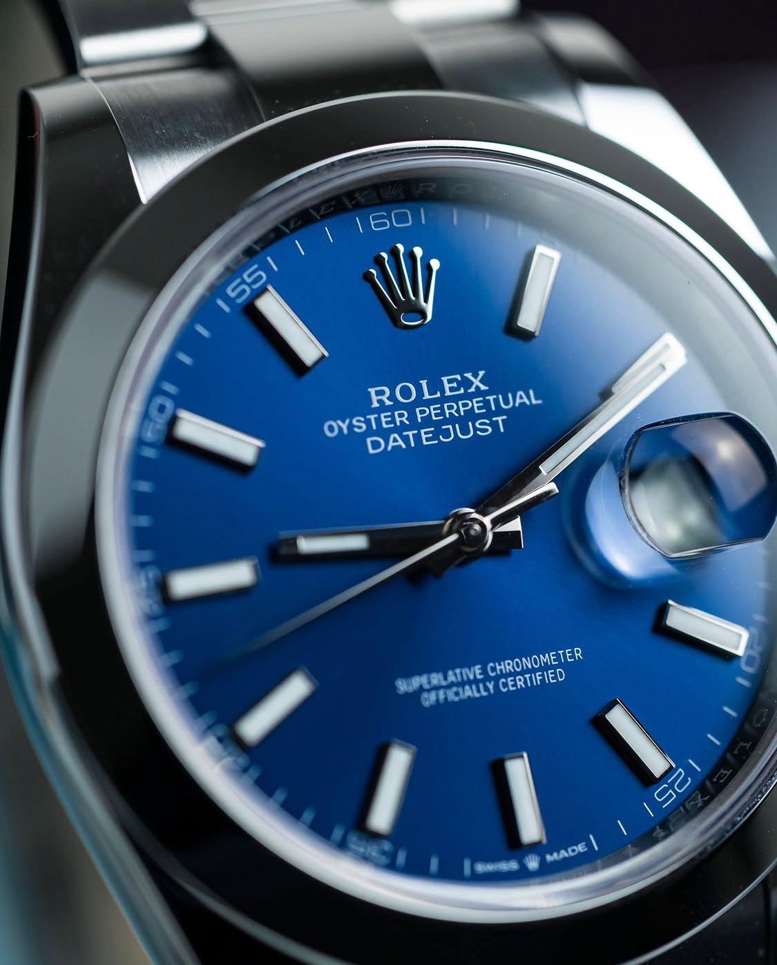 Datejust Blue Dial Oyster Bracelet 41mm 126334
