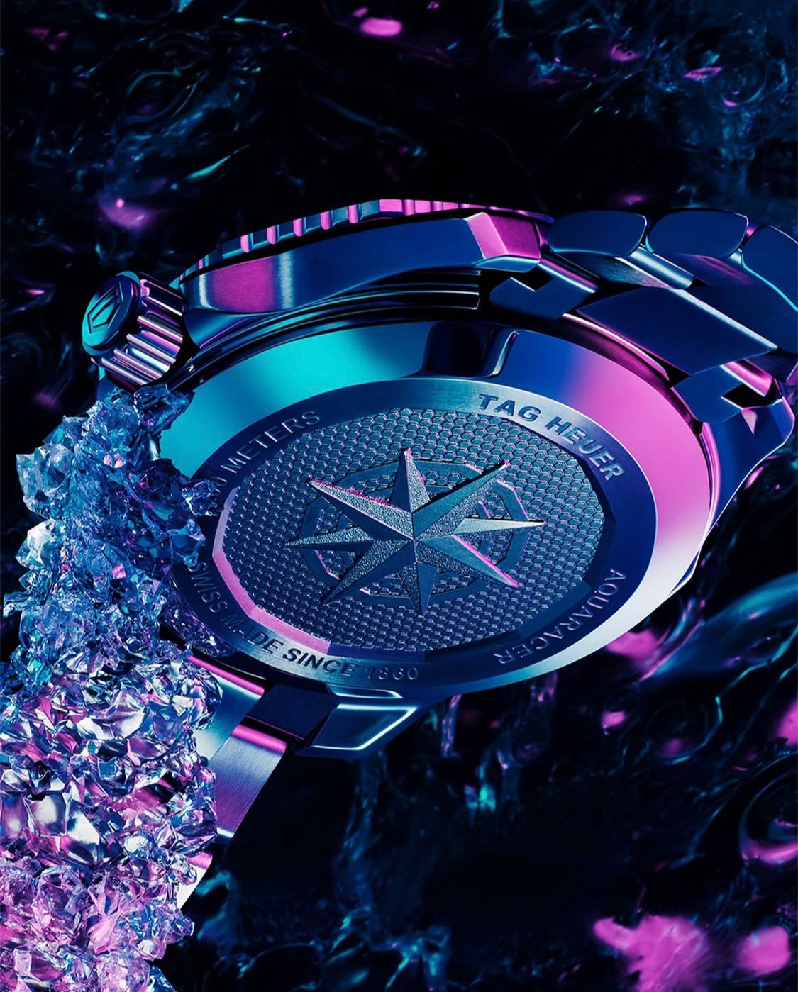 Aquaracer Professional 200 Automatic Date Blue Dial