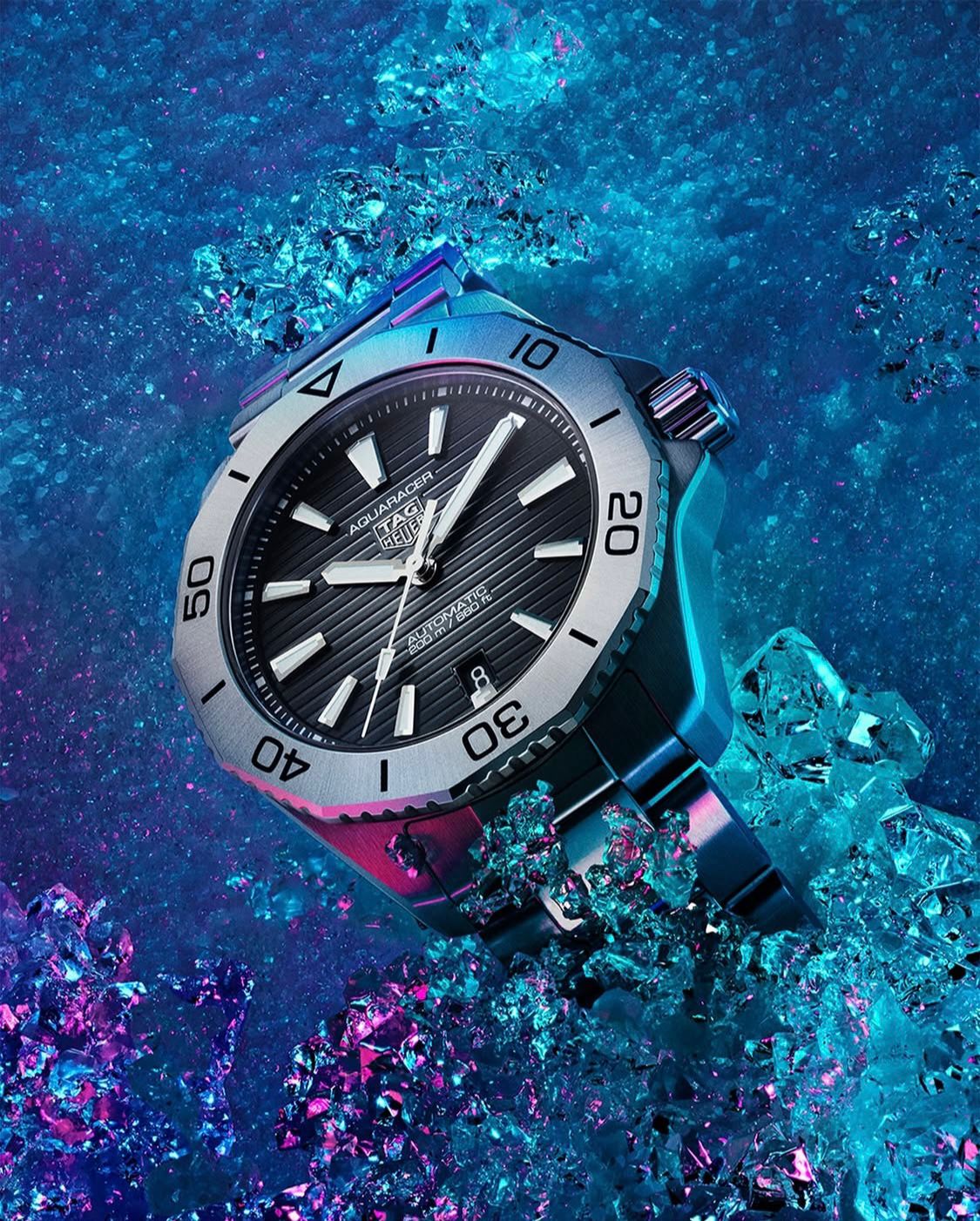 Aquaracer Professional 200 Automatic Date Blue Dial
