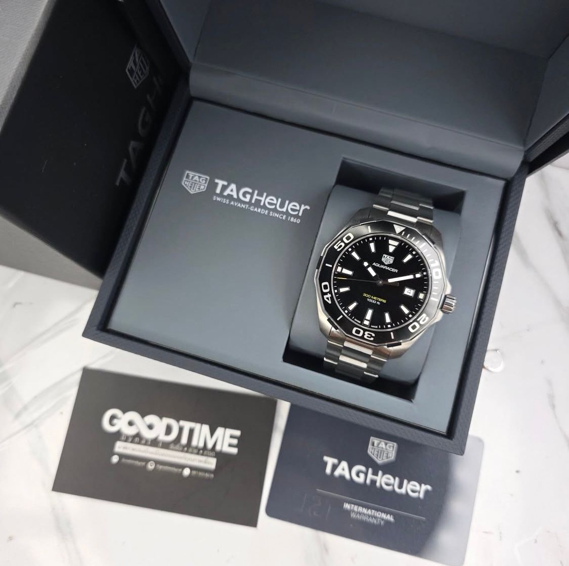 Aquaracer Professional 300 Automatic Date Black Dial 43mm