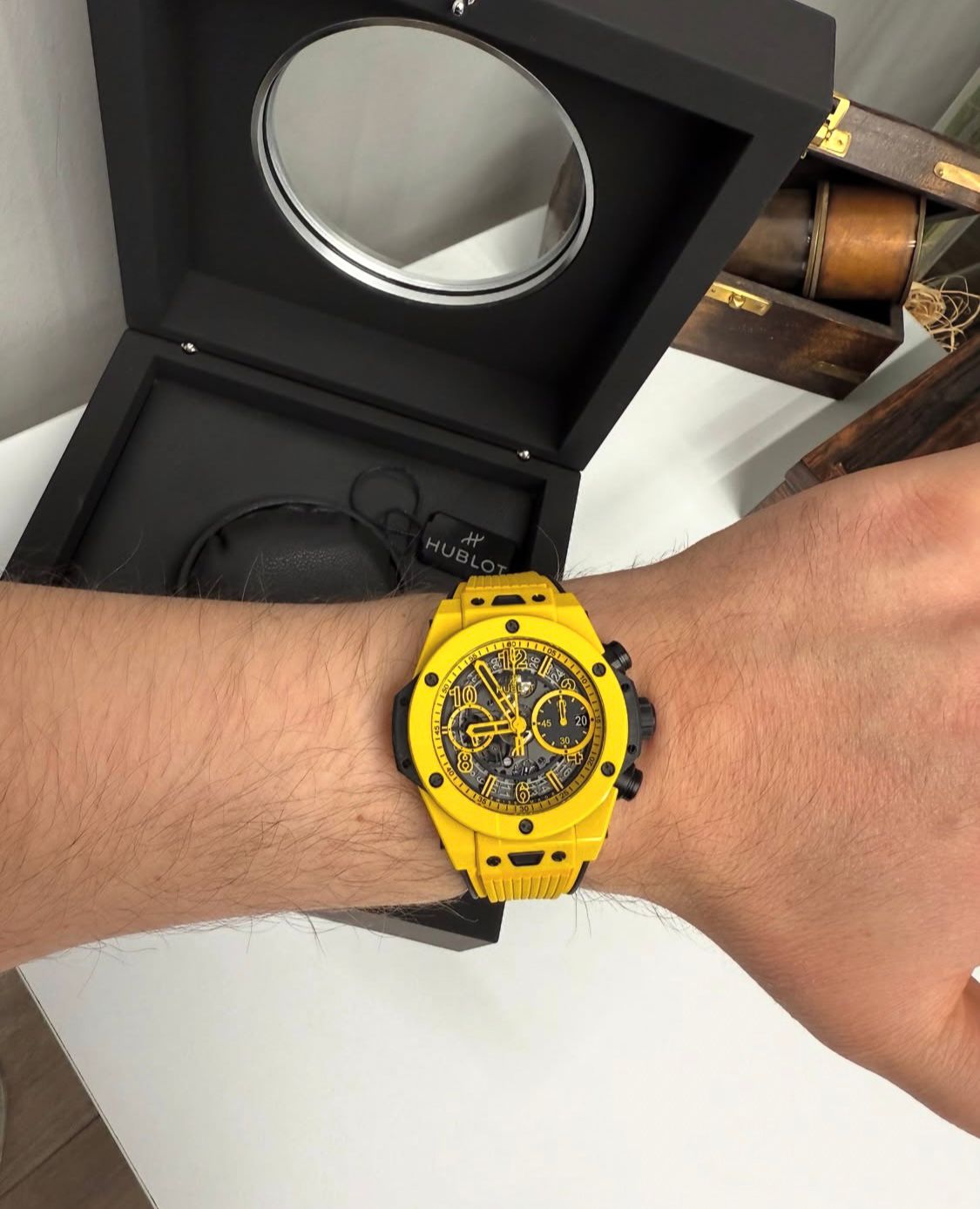 Big Bang Unico Black Yellow Sapphire 42mm