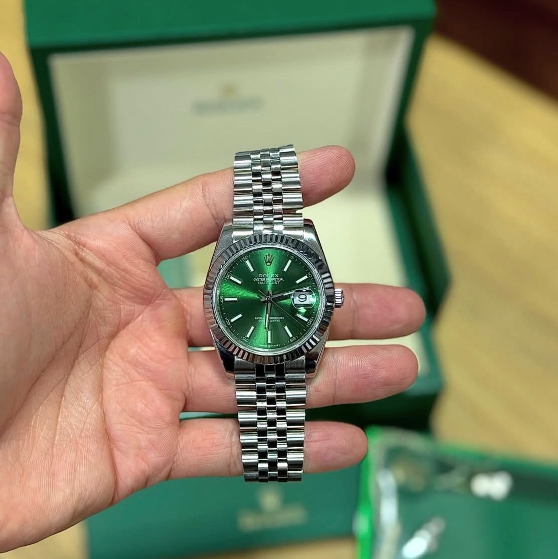 Datejust Green Dial Jubilee Bracelet